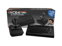 consola retro - thec64 mini black edition 25 juegos preinstalados joystick hdmi negro
