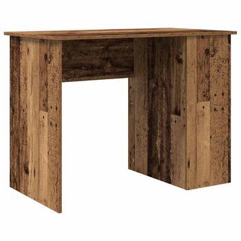 Escritorio | Mesa De Trabajo De Madera De Ingeniería Envejecida 100x55x75 Cm