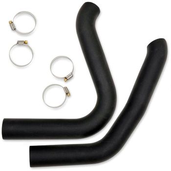 Protector térmico del tubo de escape Harley-Davidson Softail '00-'17 negro