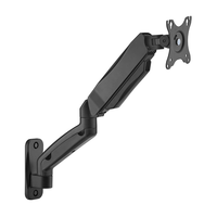 soporte pared aisens contrapeso tv 9kg 3 pivotes 1 brazo 17-32 negro