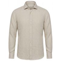 tintoria mattei camisa manga larga j66 tnp linen-us3 para hombre