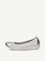 caprice ballerina white made of leather size 38