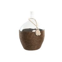 jarron cristal fibra 37x37x55 25 l con hoja