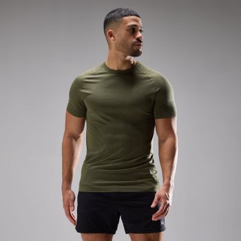 Camiseta sin costuras Velocity Ultra para hombre de MP - Oliva oscuro - XXXL