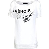 cafe noir camiseta ojt055 para mujer
