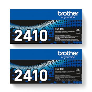 Original Multipack Brother HL-L2370DW Printer Toner Cartridges (2 Pack) -TN2410