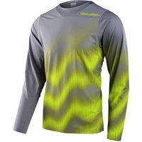 troy lee designs skyline chill cycling jersey aw21 light grey
