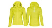 chaqueta impermeable para mujer con reflectantes basil skane hivis bluesign
