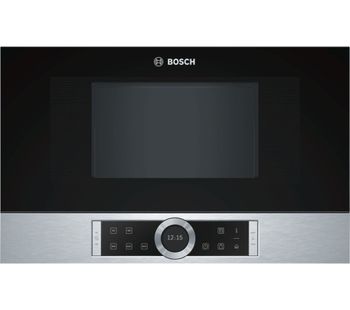 BOSCH BFL634GS1B Built-in Solo Microwave - Stainless Steel, Stainless Steel
