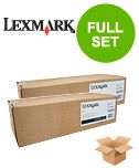 Original Multipack Lexmark MX611de Printer Toner Cartridges (2 Pack) -60F2X00