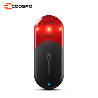 coospo tr70 luz trasera de radar luz trasera de bicicleta inteligente advertencia de freno ip67 luz trasera de ciclismo impermeable 7 modos de luz lampara trasera