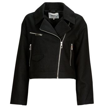 Only Cazadora de cuero ONLNANCY BIKER JACKET OTW para mujer