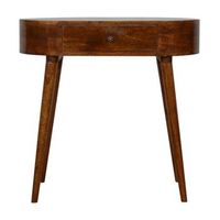 consola de madera maciza muebles artesanales albion chestnut