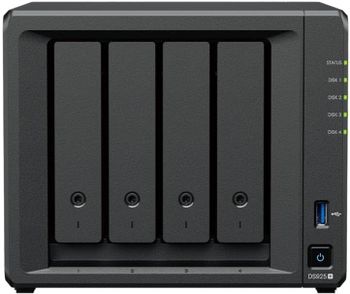 NAS Interno Synology 4 bahías 2.5GbE NVMe DS925+ ampliable a 9 bahías