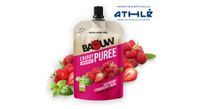 baouw pure energetico organico de frambuesa  fresa y albahaca 90 g