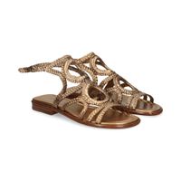 pons quintana sandalias planas mujer - marron talla 38