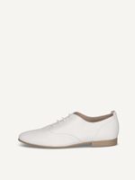 caprice low shoes white made of leather size 40