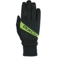 roeckl guantes rofan windproof negro amarillo