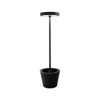 poldina reverso solar l negro - lampara de pie led solar y recargable 117w - lampara de pie para exterior e interior h156cm
