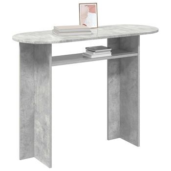 Mesa Consola | Mesa De Entrada Gris Hormigón 100 X 39,5 X 75 Cm