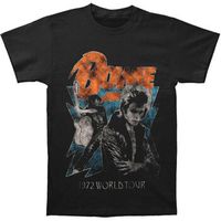 david bowie camiseta manga larga 1972 world tour para mujer