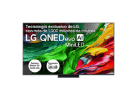 tv qned miniled 65 - lg 65qned87a6b uhd 4k procesador inteligente r8 ai processor 4k gen2 smart tv dvb-t2 h265 ashed blue