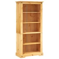 estanteria 5 niveles corona range de madera marron 81x29x150 cm