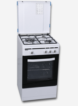COCINA DE GAS ROMMER VCH-350 FG NAT 3 ZONAS COCCION BLANCA