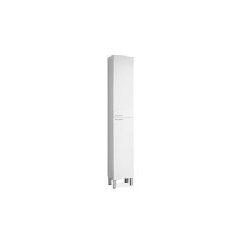 Columna De Baño De 2 Puertas 182x30 Cm Koncept Blanco Brillo 30 X 182 X 25cm Cm