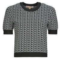 michael michael kors blusa mk jacquard ss crew para mujer