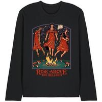 steven rhodes camiseta manga larga rise above para mujer