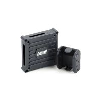 axisflying dji o4 adaptador de lente gran angular estuche unidad de aire kit de disipacion de calor aleacion de aluminio
