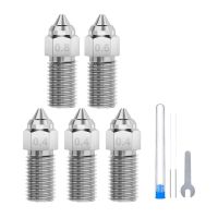 boquillas elegoo neptune 4  4 pro acero endurecido 04 mm x3 06 mm x1 08 mm x1
