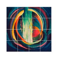 legendarte - panel decorativo multiple sin titulo - karl wiener cm 200x200 16 paneles