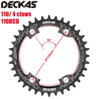 deckas 110bcd plato de 4 garras para bicicleta de carretera rueda de cadena ancha estrecha parashimano r7000 r8000 r9100 r9000 4700 5800 6800 r2000 r3000