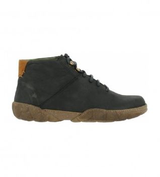El Naturalista para hombre. 250831010005_001 Botines de piel N5083 Pleasant negro (46), Plano, Cordones, Casual