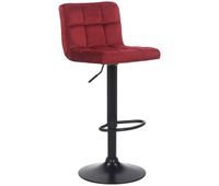 taburete feni en terciopelo 40x40x85-106 cm