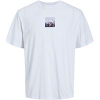 jack  jones camiseta 12253423 jcoedition berlin tee ss crew neck marshmallow para hombre