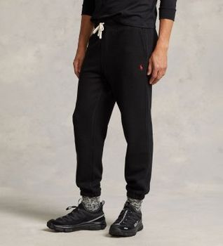 Polo Ralph Lauren para hombre. 710793939001 Pantalón de Chándal Felpa negro (S), Casual, Algodón