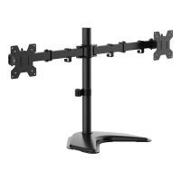 aisens soporte de mesa con peana eco giratorio e inclinable para monitortv 10kg de 17-32