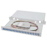 digitus caja de empalme fibra optica equipada lc os2