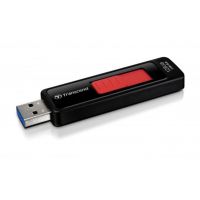 memoria usb transcend jetflash 760 128gb usb 32 gen 1 deslizante negro rojo