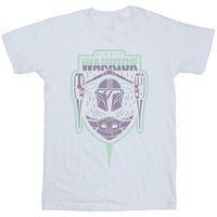 disney camiseta manga larga the mandalorian fierce warrior para nina