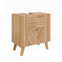 mueble bajo lavabo lucie 60 x 65 cm con 2 puertas vicco