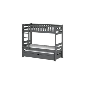 Litera Harvey 90x190 Gris