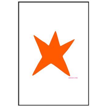 Panorama Cuadro Metacrilato Enmarcado Agatha Ruiz De La Prada Estrella 50x70 Cm