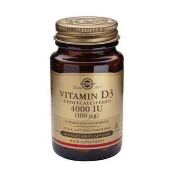 Vitamin d3 4000 ui (100mcg) (colecal) cápsula vegetal