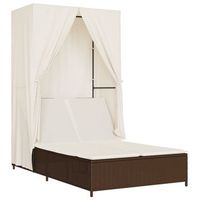 197x104x193 cm ratan - marron