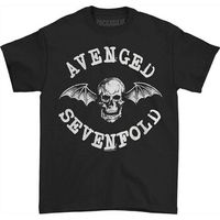 avenged sevenfold tops y camisetas classic death bat para hombre