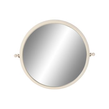 Espejo Metal 60x13x52 Rugoso Blanco